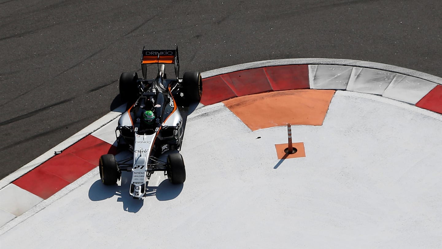 Nico Hulkenberg (GER) Force India VJM09 crashed out of the race on lap one at Formula One World