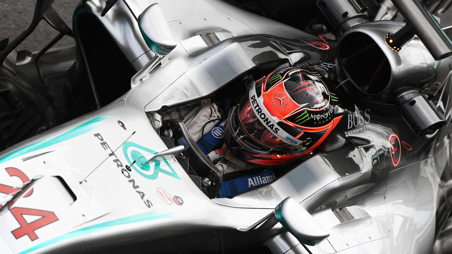 Esteban Ocon (FRA) Mercedes-Benz F1 W07 Hybrid at Formula One Testing, Day Two, Silverstone,