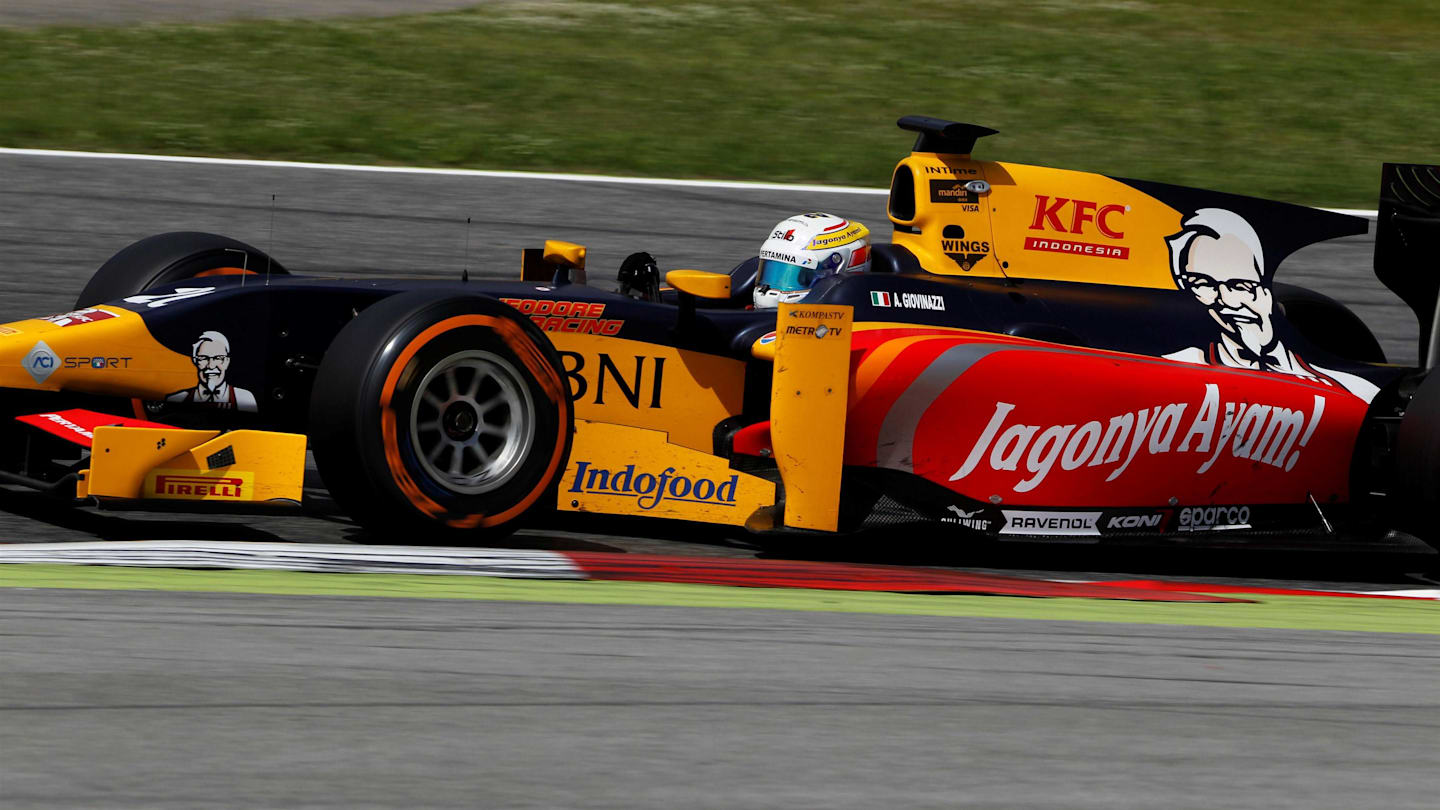 Antonio Giovinazzi (ITA) PREMA Racing at GP2 Series, Rd1, Barcelona, Spain, 13-15 May 2016.