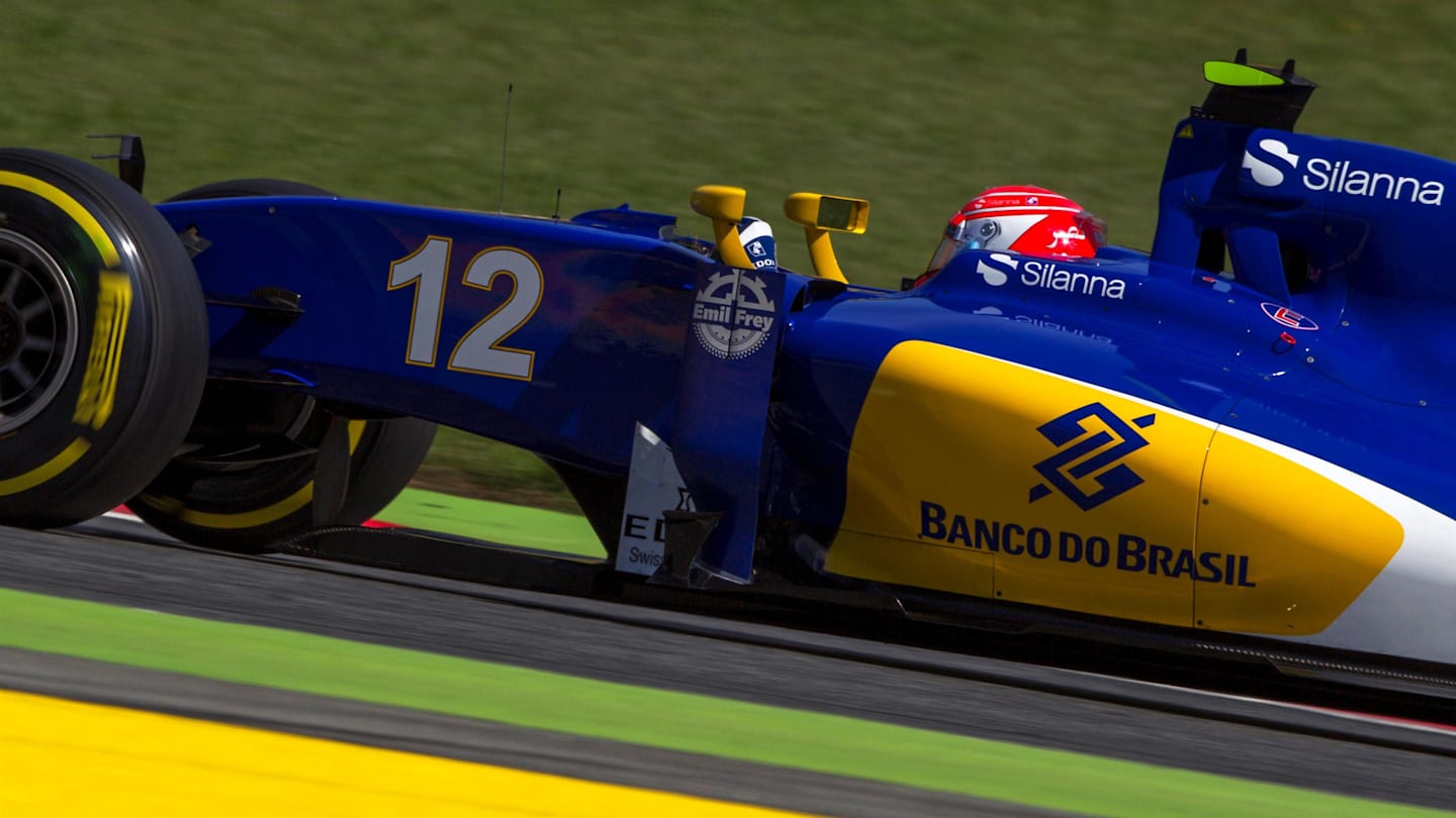 Felipe Nasr (BRA) Sauber C35 at Formula One World Championship, Rd5, Spanish Grand Prix,