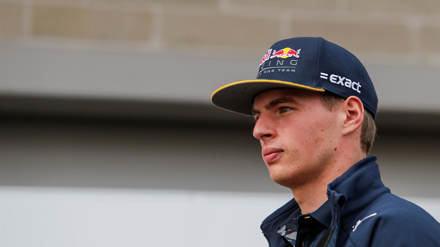 Max Verstappen (NED) Red Bull Racing at Formula One World Championship, Rd18, United States Grand