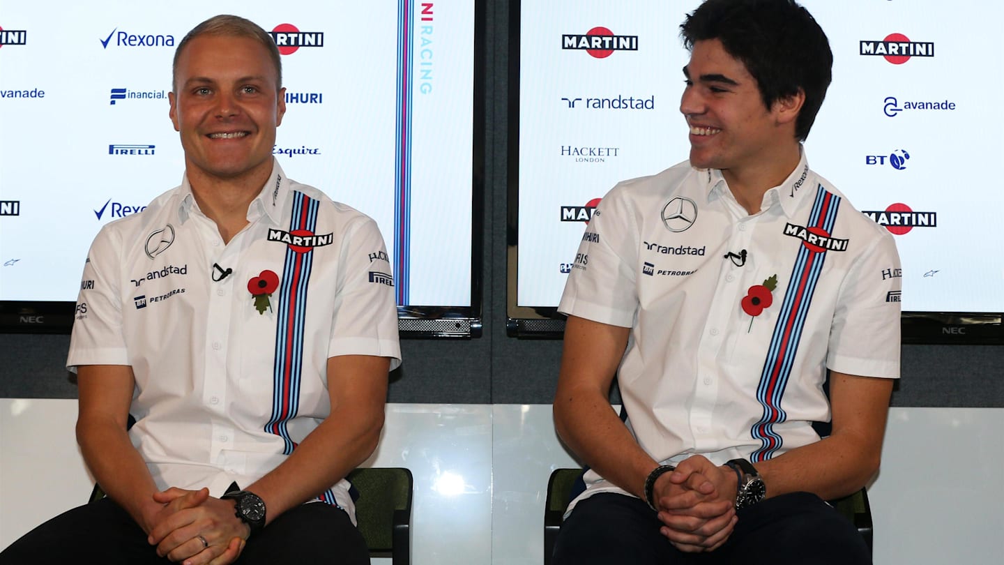 Valtteri Bottas (FIN) Williams and Lance Stroll (CDN) Williams at Williams 2017 Driver