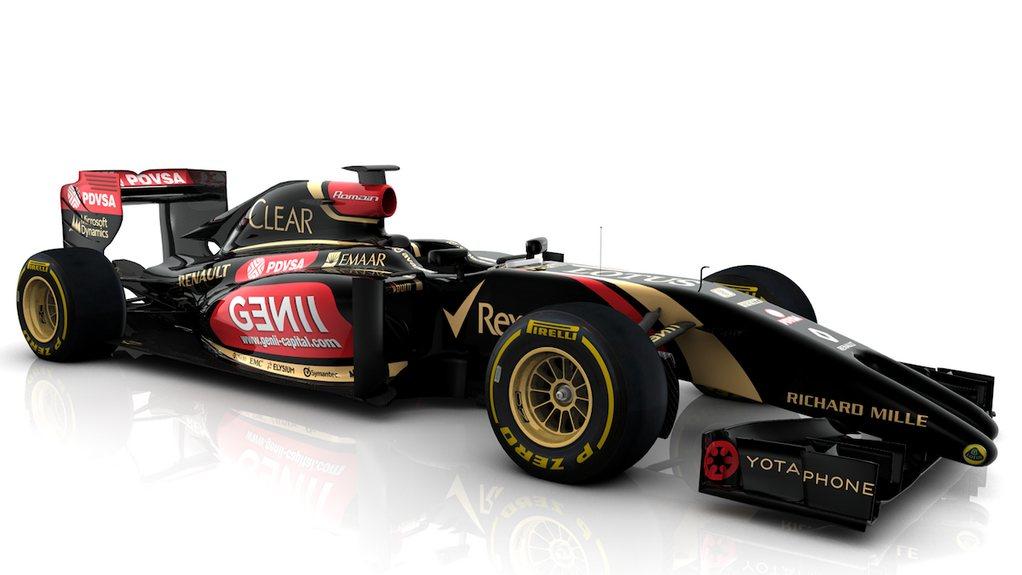 The new Lotus E22. © Lotus F1 Team