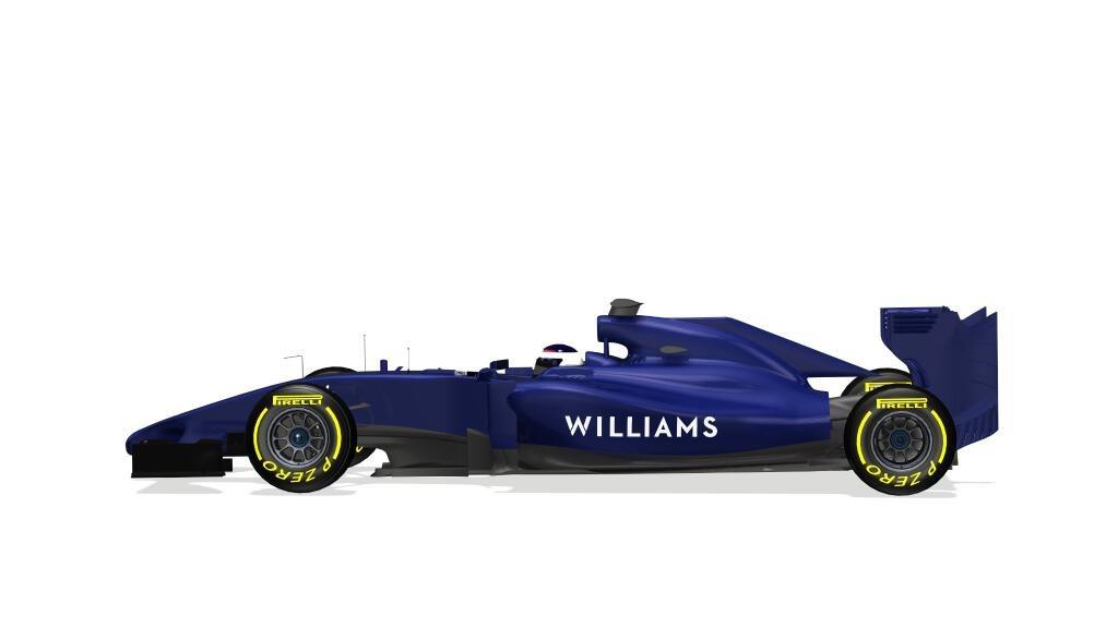 First image of Williams' 2014 car, the Mercedes-powered FW36. © Williams