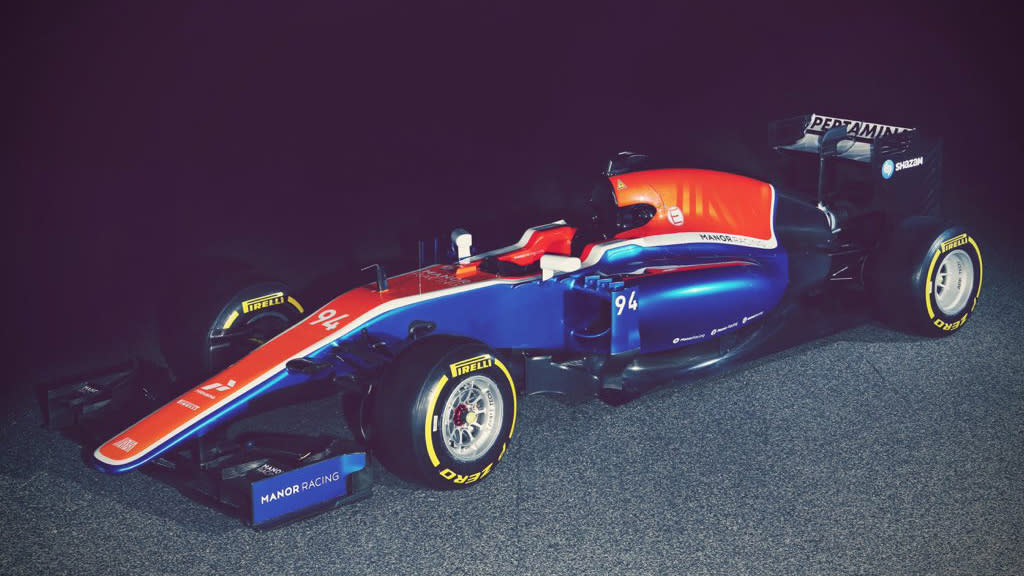 The new Manor MRT05. Formula One Testing, Day One, Barcelona, Spain, Monday 22 February 2016. © Manor Racing
