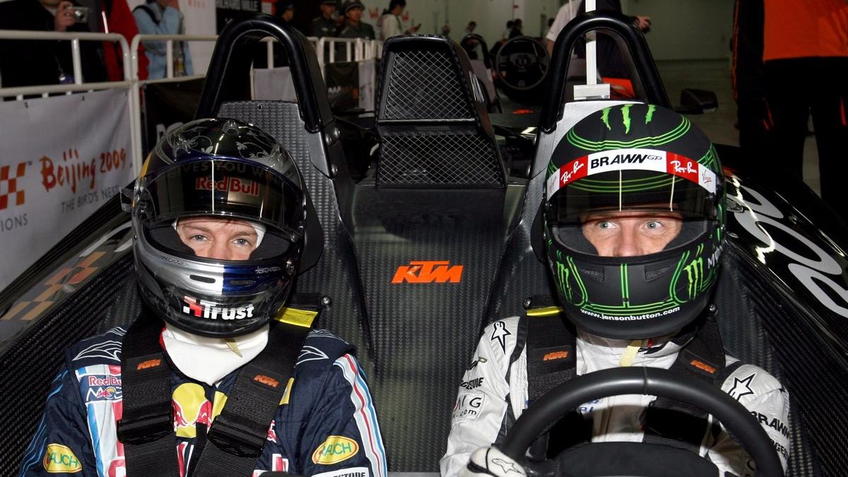 Jenson Button in action in the 2009 ROC © Race Of Champions