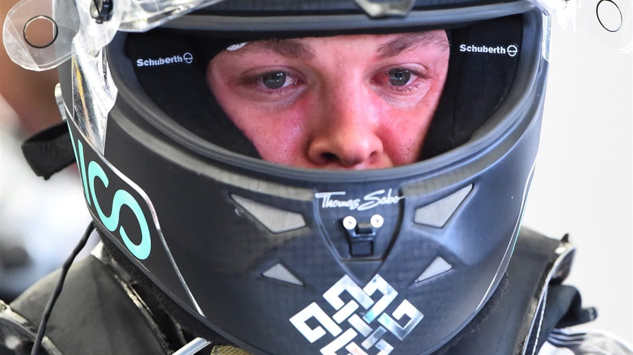 Nico Rosberg (GER) Mercedes AMG F1 at Formula One World Championship, Rd4, Bahrain Grand Prix Practice, Bahrain International Circuit, Sakhir, Bahrain, Friday 17 April 2015. © Sutton Motorsport Images