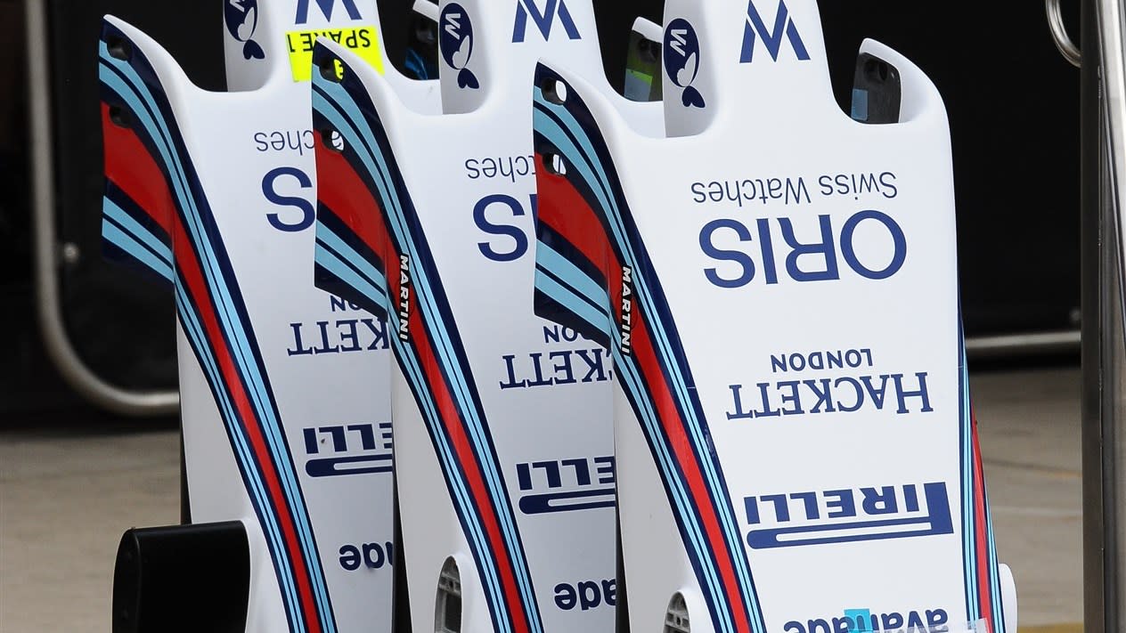 Williams FW37 nose detail at Formula One World Championship, Rd16, United States  Grand Prix, Preparations, Austin, Texas, USA, Wednesday 21 October 2015. © Sutton Motorsport Images