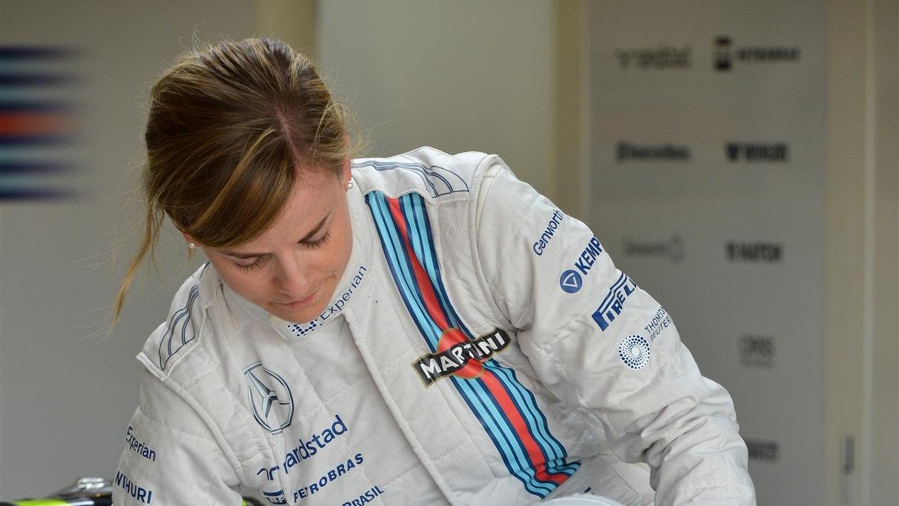 Susie Wolff (GBR) Williams FW36. Formula One World Championship, Rd9, British Grand Prix, Preparations, Silverstone, England, Thursday, 3 July 2014 © Sutton Images. No reproduction without permission