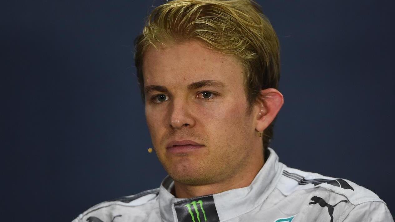 Second placed Nico Rosberg (GER) Mercedes AMG F1 in the Press Conference. Formula One World Championship, Rd16, Russian Grand Prix, Race, Sochi Autodrom, Sochi, Krasnodar Krai, Russia, Sunday, 12 October 2014