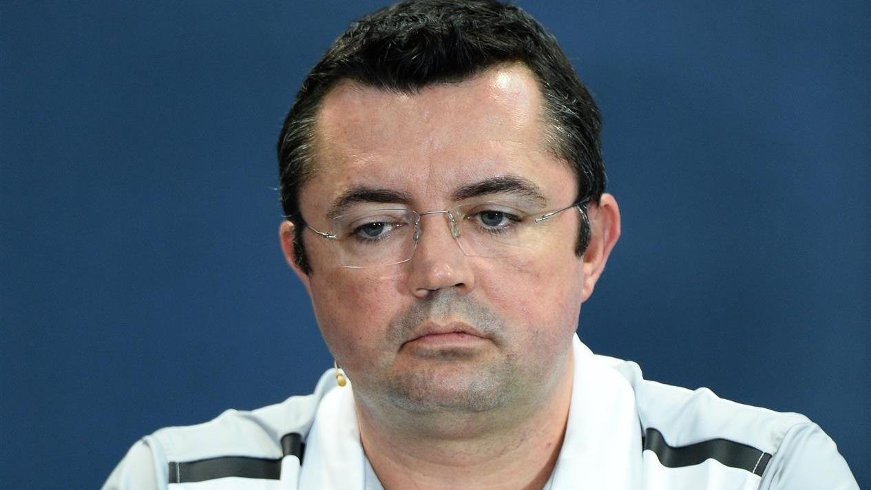 Eric Boullier (FRA) McLaren Racing Director in the Press Conference. Formula One World Championship, Rd16, Russian Grand Prix, Practice, Sochi Autodrom, Sochi, Krasnodar Krai, Russia, Friday, 10 October 2014
