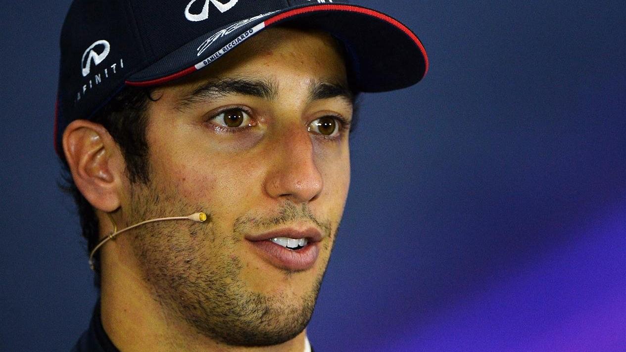 Second placed Daniel Ricciardo (AUS) Red Bull Racing in the Press Conference. Formula One World Championship, Rd1, Australian Grand Prix, Race, Albert Park, Melbourne, Australia, Sunday, 16 March 2014. © Sutton Images
