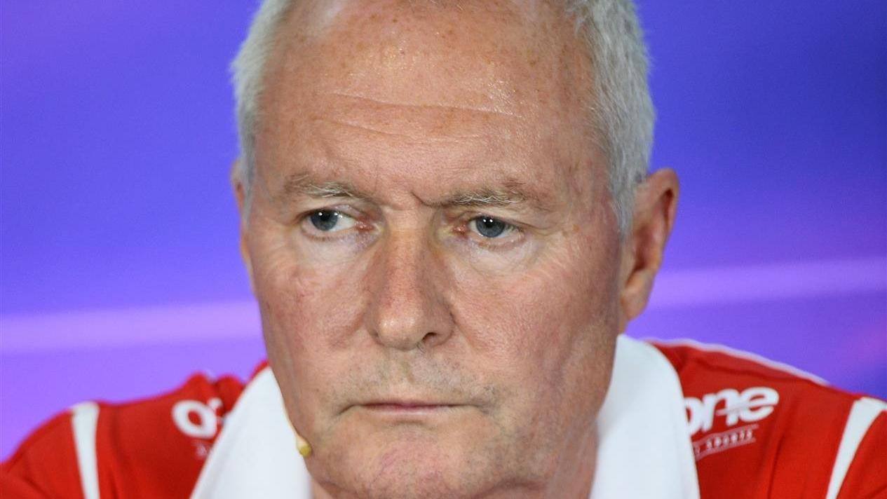 John Booth (GBR) Marussia Racing Team Principal in the Press Conference. Formula One World Championship, Rd5, Spanish Grand Prix, Practice, Barcelona, Spain, Friday, 9 May 2014. © Sutton Images