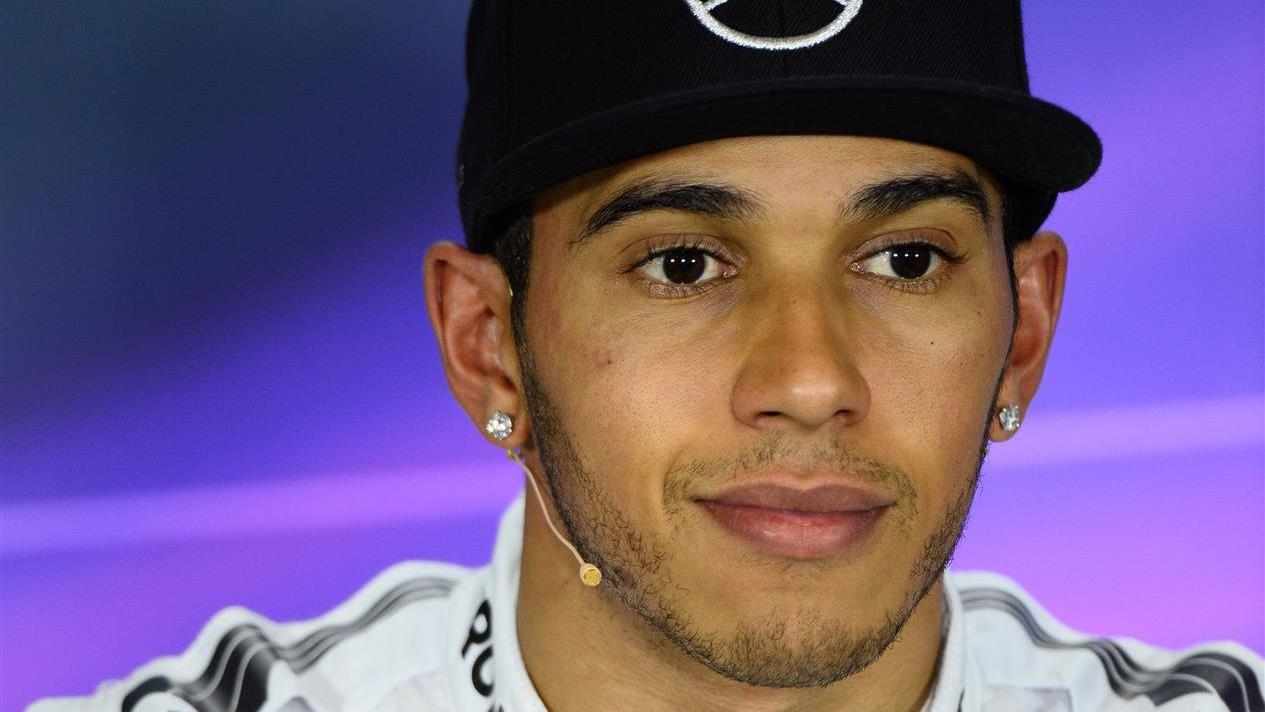 Lewis Hamilton (GBR) Mercedes AMG F1 in the Press Conference will start from pole position. Formula One World Championship, Rd5, Spanish Grand Prix, Qualifying, Barcelona, Spain, Saturday, 10 May 2014. © Sutton Images
