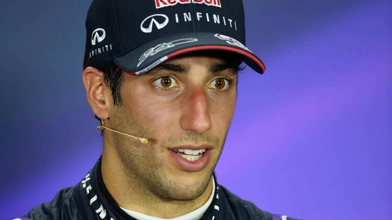 Race winner Daniel Ricciardo (AUS) Red Bull Racing in the post-race Press Conference. Formula One World Championship, Rd7, Canadian Grand Prix, Race Day, Montreal, Canada, Sunday, 8 June 2014. © Sutton Images