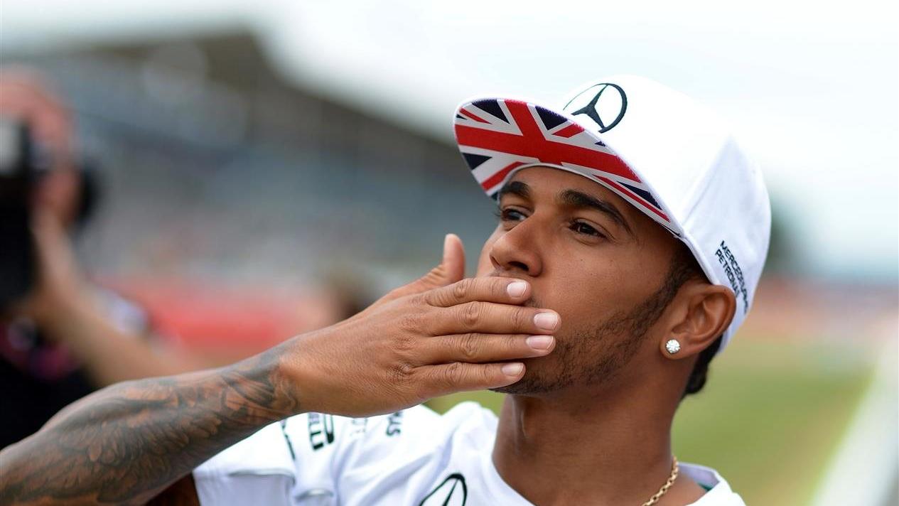 Lewis Hamilton (GBR) Mercedes AMG F1. Formula One World Championship, Rd9, British Grand Prix, Preparations, Silverstone, England, Thursday, 3 July 2014