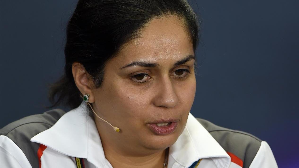 Monisha Kaltenborn (AUT) Sauber Team Prinicpal in the Press Conference. Formula One World Championship, Rd11, Hungarian Grand Prix, Practice, Hungaroring, Hungary. Friday, 25 July 2014