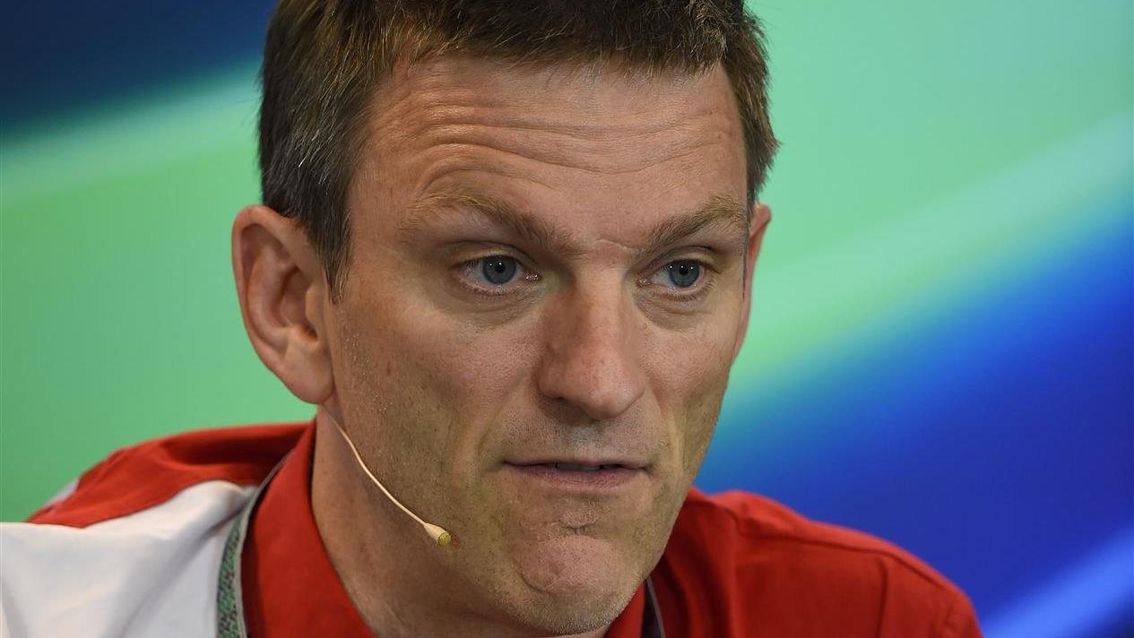 James Allison (GBR) Ferrari Chassis Technical Director in the Press Conference. Formula One World Championship, Rd12, Belgian Grand Prix, Practice, Spa-Francorchamps, Belgium, Friday, 22 August 2014. © Sutton Images