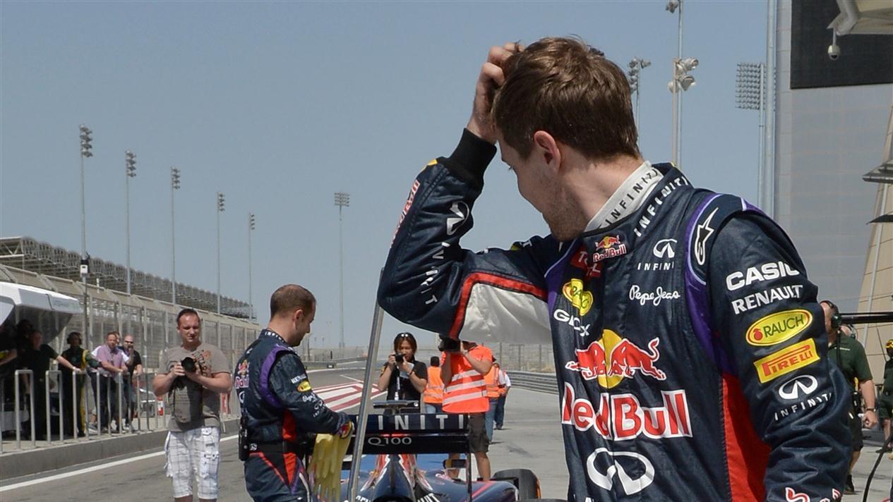 Sebastian Vettel (GER) Red Bull Racing. Formula One Testing, Day Three, Bahrain International Circuit, Sakhir, Bahrain, Saturday, 1 March 2014