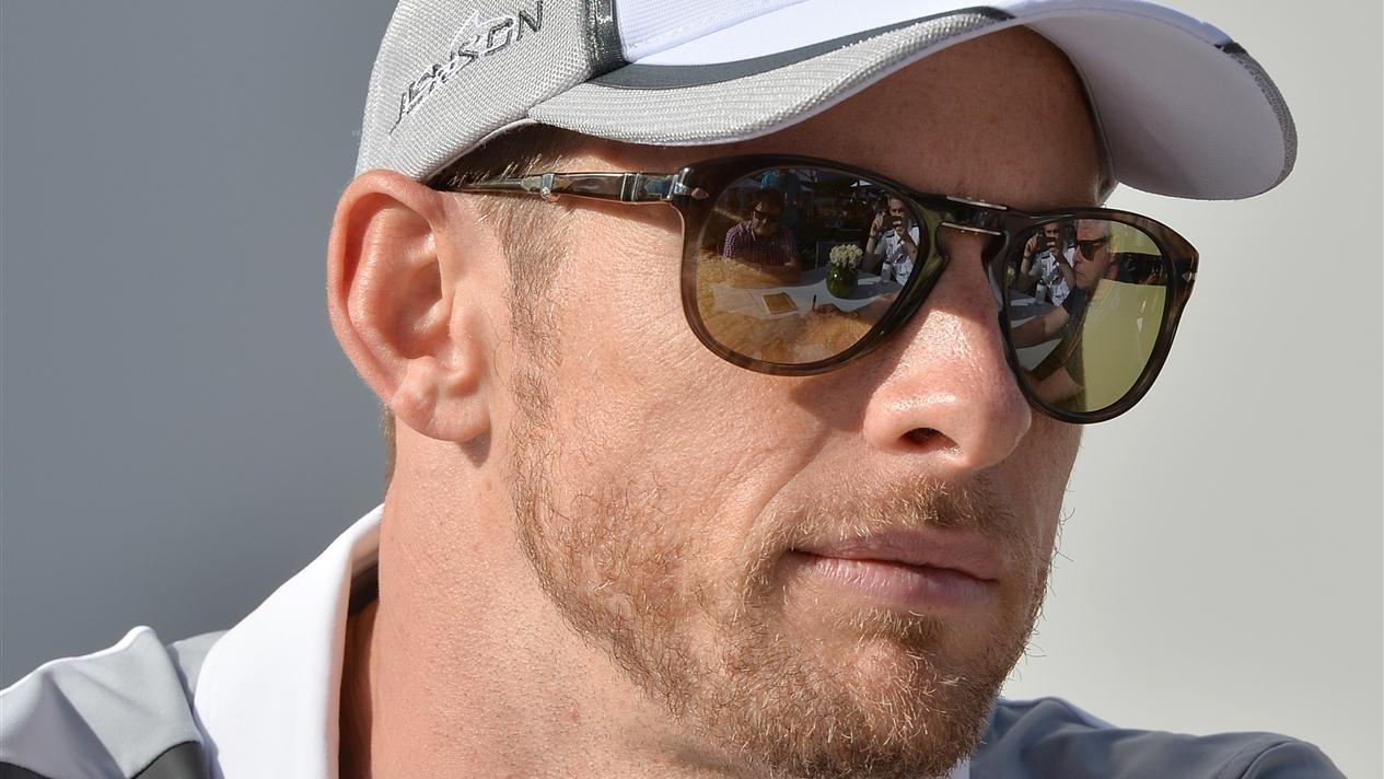 Jenson Button (GBR) McLaren. Formula One World Championship, Rd1, Australian Grand Prix, Preparations, Albert Park, Melbourne, Australia, Thursday, 13 March 2014