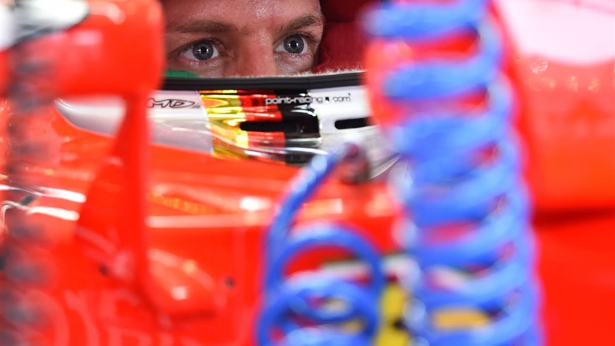 Sebastian Vettel (GER) Ferrari SF15-T at Formula One World Championship, Rd16, United States Grand Prix, Practice, Austin, Texas, USA, Friday 23 October 2015. © Sutton Motorsport Images