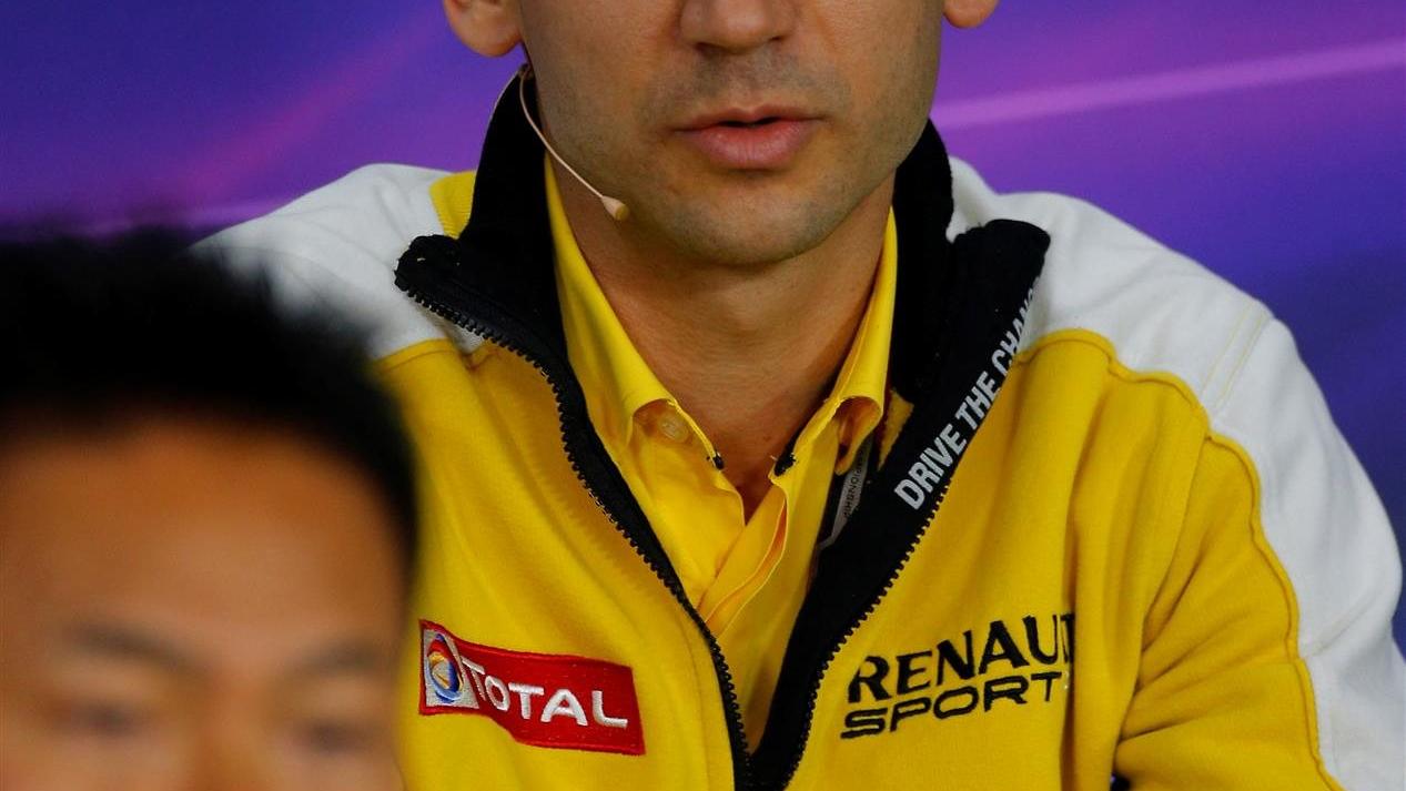 Remi Taffin (FRA) Head of Renault Sport F1 Track Operations in the Press Conference. Formula One World Championship, Rd15, Japanese Grand Prix, Practice, Suzuka, Japan, Friday, 3 October 2014