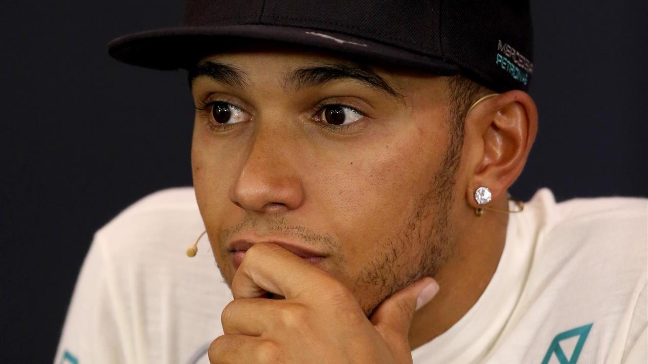 Lewis Hamilton (GBR) Mercedes AMG F1 in the Press Conference. Formula One World Championship, Rd8, Austrian Grand Prix, Race, Spielberg, Austria, Sunday, 22 June 2014. © Sutton Images