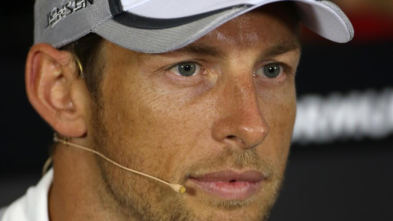 Jenson Button (GBR) McLaren in the Press Conference. Formula One World Championship, Rd9, British Grand Prix, Preparations, Silverstone, England, Thursday, 3 July 2014