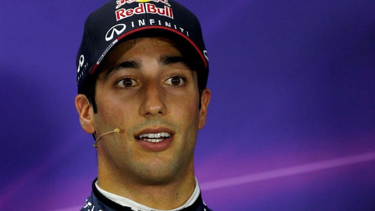 Daniel Ricciardo (AUS) Red Bull Racing (3rd) in the post-qualifying Press Conference. Formula One World Championship, Rd14, Singapore Grand Prix, Marina Bay Street Circuit, Singapore, Qualifying, Saturday, 20 September 2014