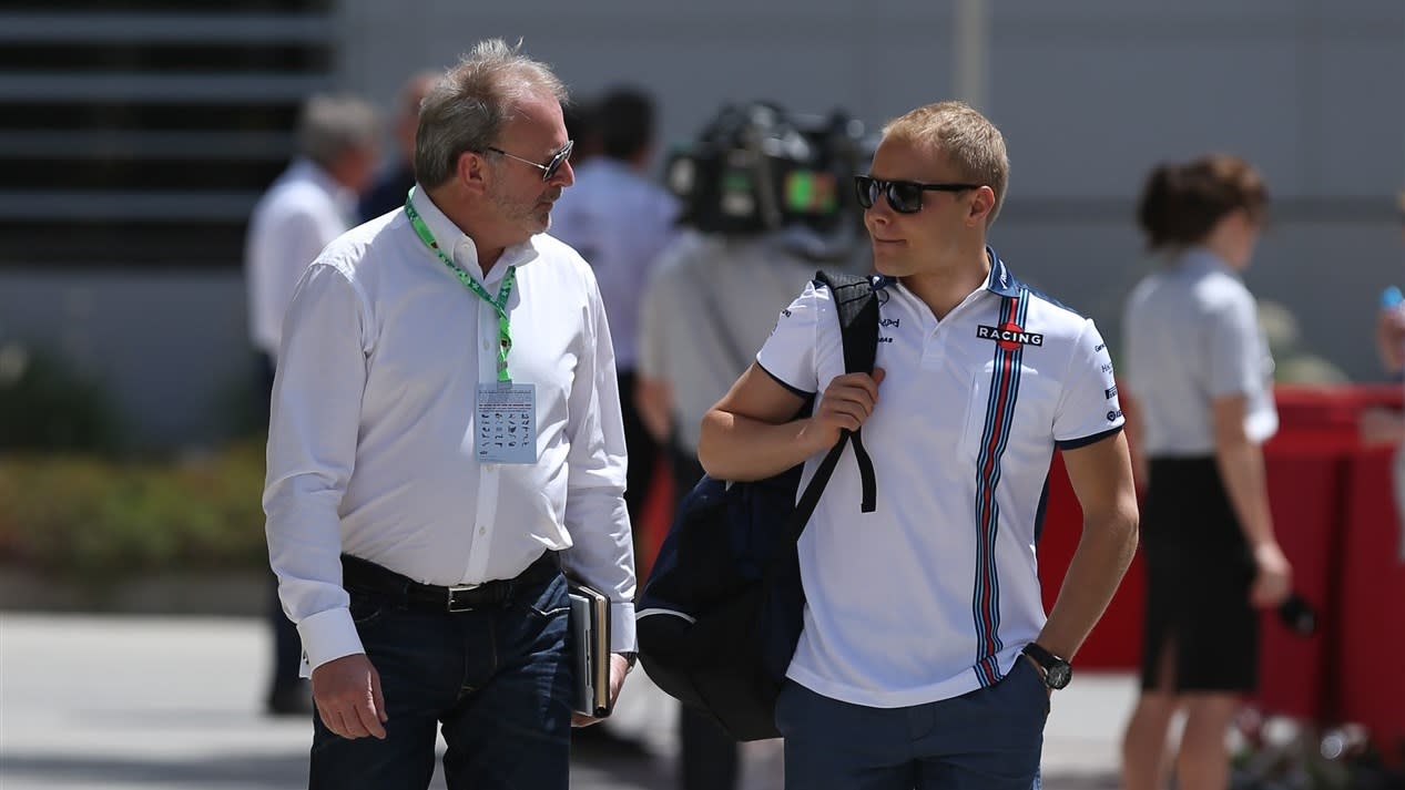 Valtteri Bottas (FIN) Williams at Formula One World Championship, Rd4, Bahrain Grand Prix Race, Bahrain International Circuit, Sakhir, Bahrain, Sunday 19  April 2015. © Sutton Motorsport Images