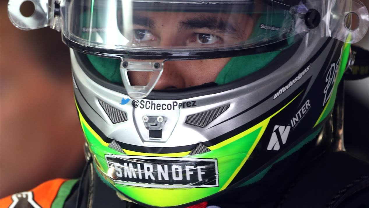 Sergio Perez (MEX) Force India at Formula One World Championship, Rd14, Japanese Grand Prix, Practice, Suzuka, Japan, Friday 25 September 2015. © Sutton Motorsport Images
