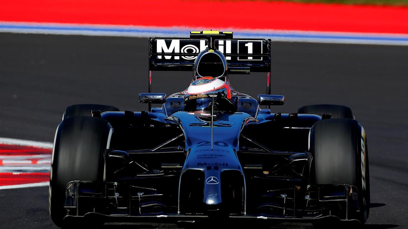 Kevin Magnussen (DEN) McLaren MP4-29. Formula One World Championship, Rd16, Russian Grand Prix, Practice, Sochi Autodrom, Sochi, Krasnodar Krai, Russia, Friday, 10 October 2014 © Sutton Images. No reproduction without permission