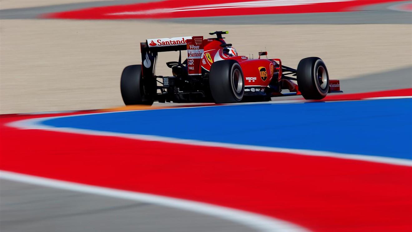 Kimi Raikkonen (FIN) Ferrari F14 T. Formula One World Championship, Rd17, United States Grand Prix, Practice, Austin, Texas, USA, Friday, 31 October 2014 © Sutton Images. No reproduction without permission