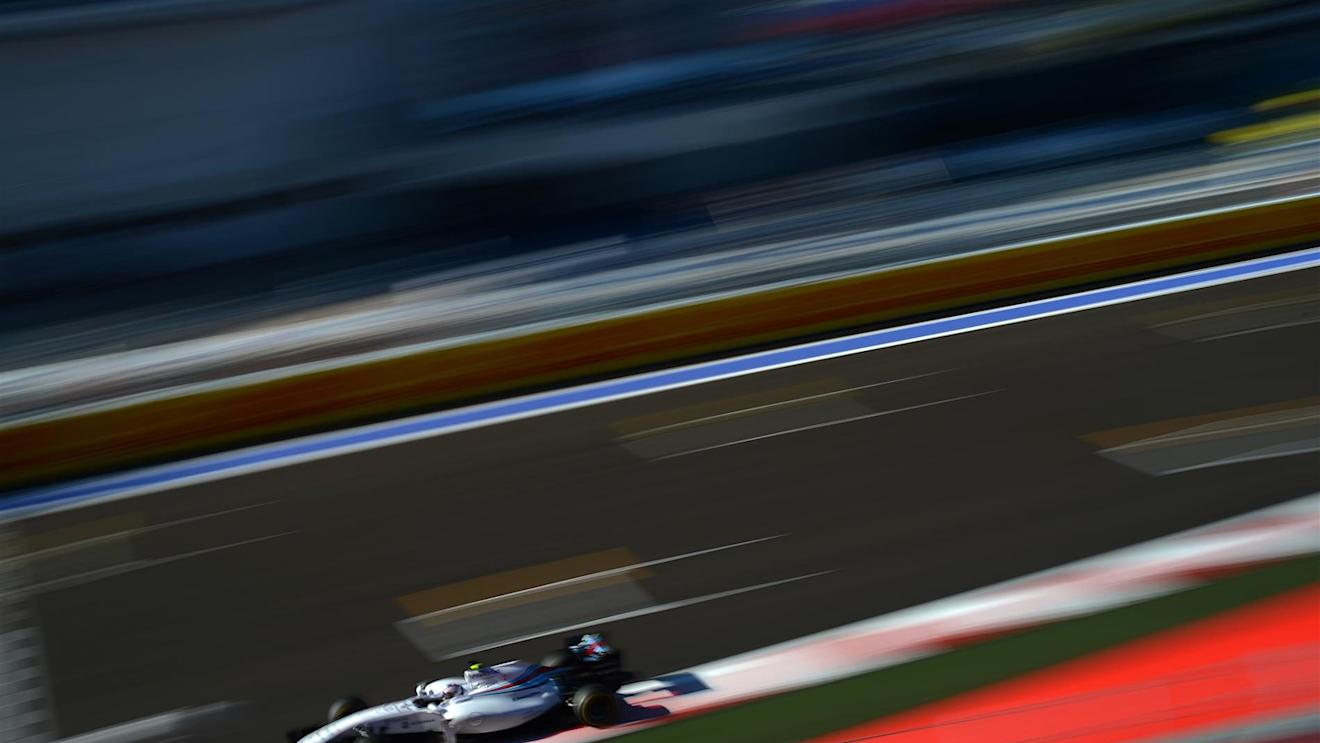 Valtteri Bottas (FIN) Williams FW36. Formula One World Championship, Rd16, Russian Grand Prix, Practice, Sochi Autodrom, Sochi, Krasnodar Krai, Russia, Friday, 10 October 2014 © Sutton Images. No reproduction without permission
