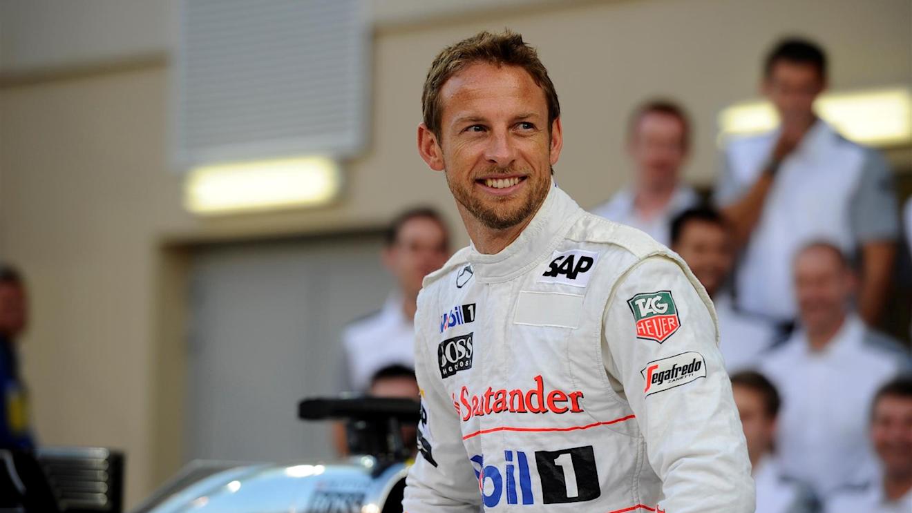 Jenson Button (GBR) McLaren MP4-29. Formula One World Championship, Rd19, Abu Dhabi Grand Prix, Preparations, Yas Marina Circuit, Abu Dhabi, UAE, Thursday, 20 November 2014 