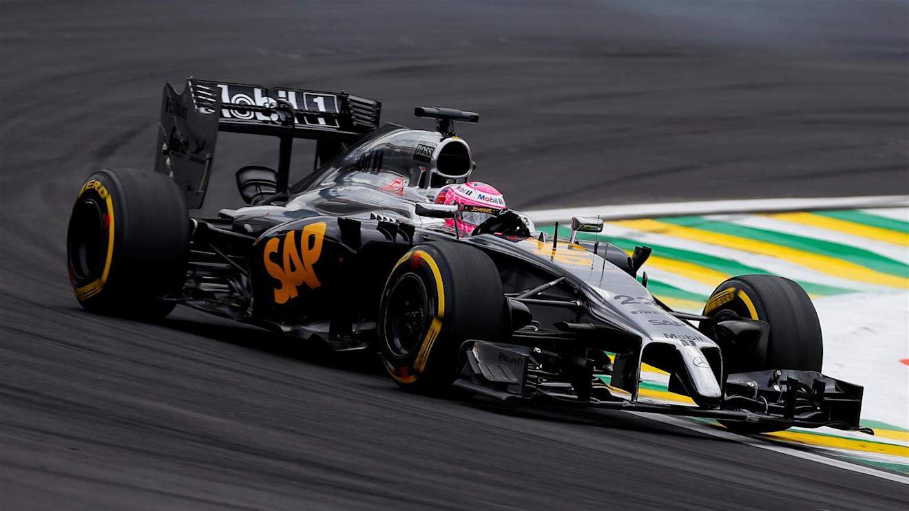 Jenson Button (GBR) McLaren MP4-29. Formula One World Championship, Rd18, Brazilian Grand Prix, Qualifying, Sao Paulo, Brazil, Saturday, 8 November 2014