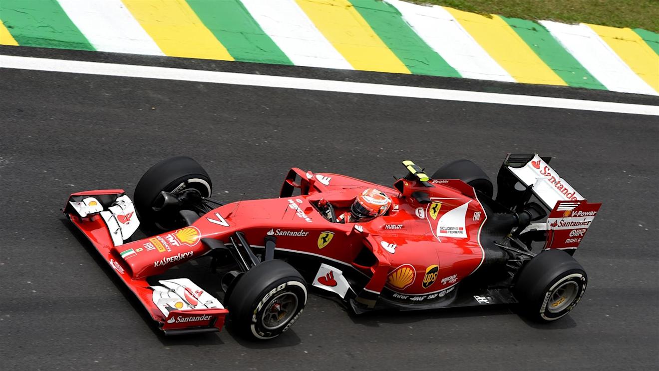 Kimi Raikkonen (FIN) Ferrari F14 T. Formula One World Championship, Rd18, Brazilian Grand Prix, Practice, Sao Paulo, Brazil, Friday, 7 November 2014