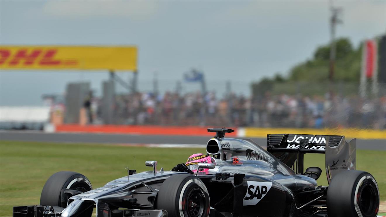 Jenson Button (GBR) McLaren MP4-29. Formula One World Championship, Rd9, British Grand Prix, Practice, Silverstone, England, Friday, 4 July 2014