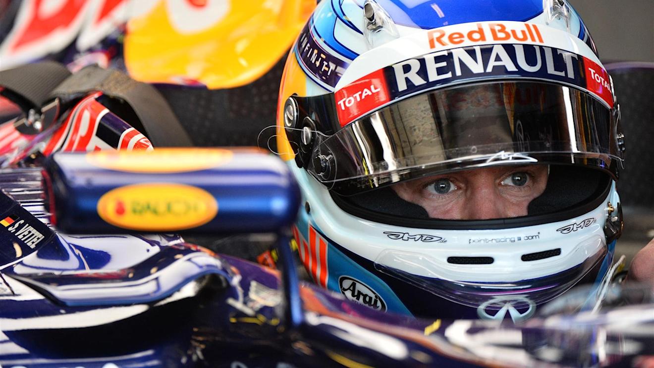Sebastian Vettel (GER) Red Bull Racing RB10. Formula One World Championship, Rd1, Australian Grand Prix, Practice, Albert Park, Melbourne, Australia, Friday, 14 March 2014