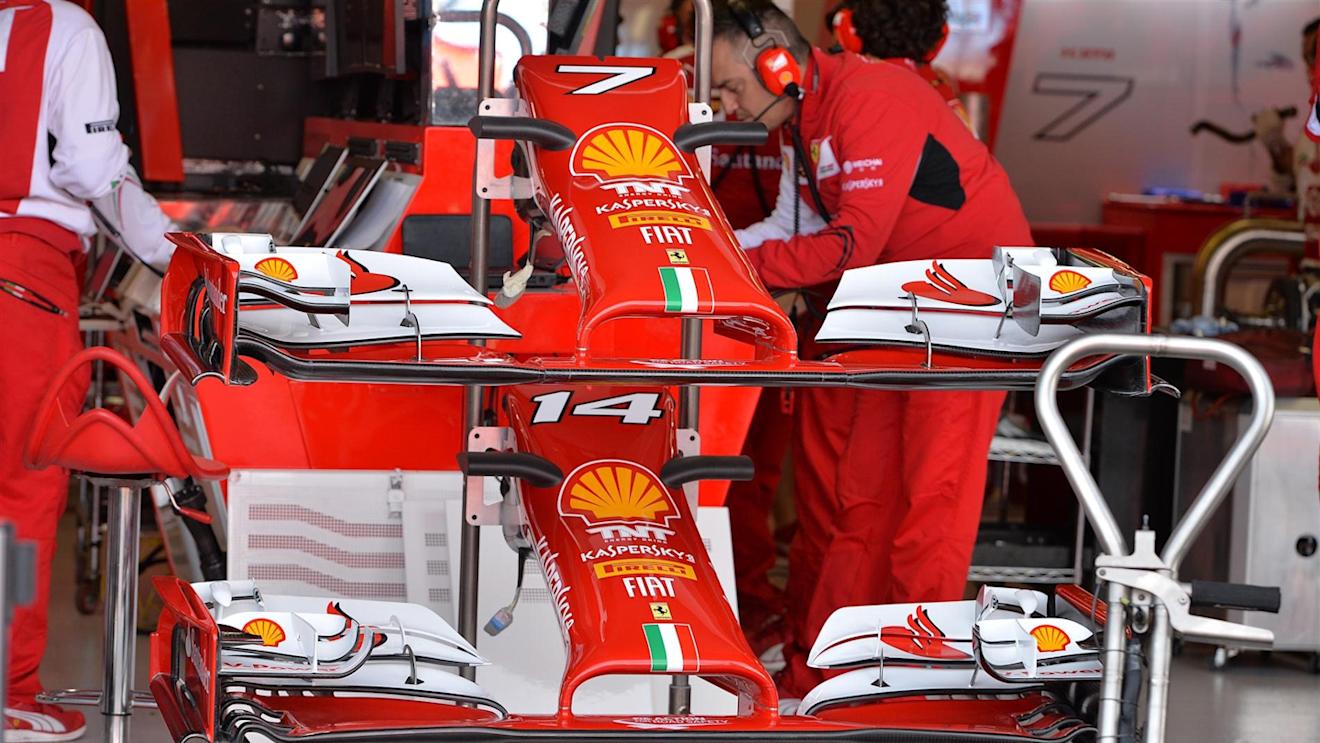 Ferrari F14 T nose and front wings. Formula One World Championship, Rd1, Australian Grand Prix, Preparations, Albert Park, Melbourne, Australia, Thursday, 13 March 2014