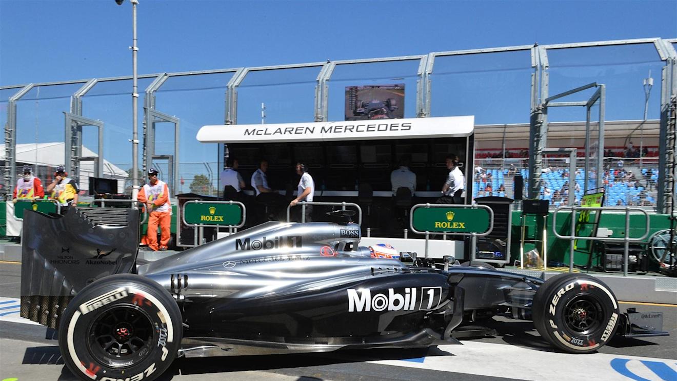 Jenson Button (GBR) McLaren MP4-29. Formula One World Championship, Rd1, Australian Grand Prix, Practice, Albert Park, Melbourne, Australia, Friday, 14 March 2014
