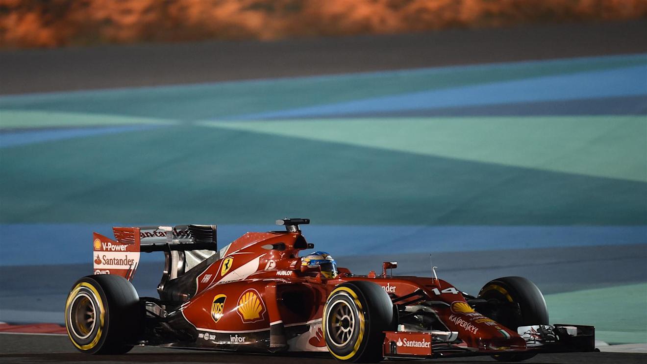 Fernando Alonso (ESP) Ferrari F14 T. Formula One World Championship, Rd3, Bahrain Grand Prix, Practice, Bahrain International Circuit, Sakhir, Bahrain, Friday, 4 April 2014