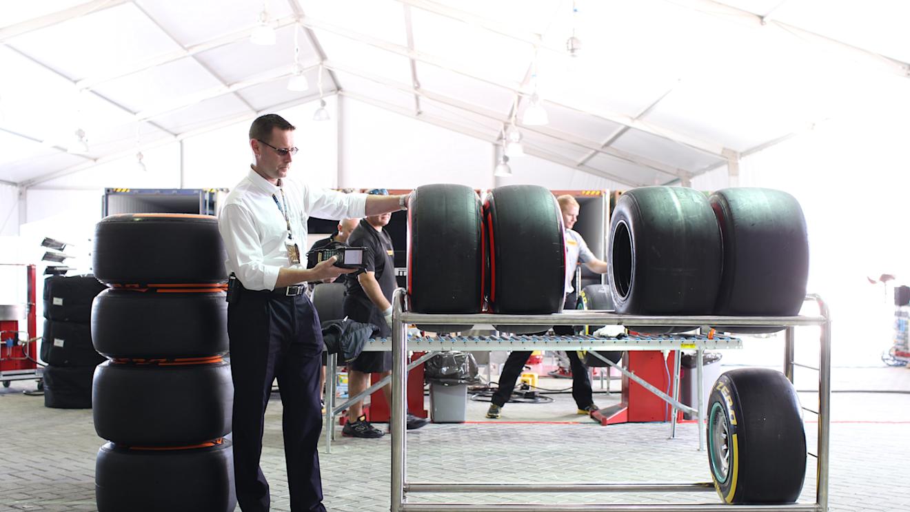 Kris de Groot, FIA technical assistant, tyres. © James Moy/AUTO, International Journal of the FIA