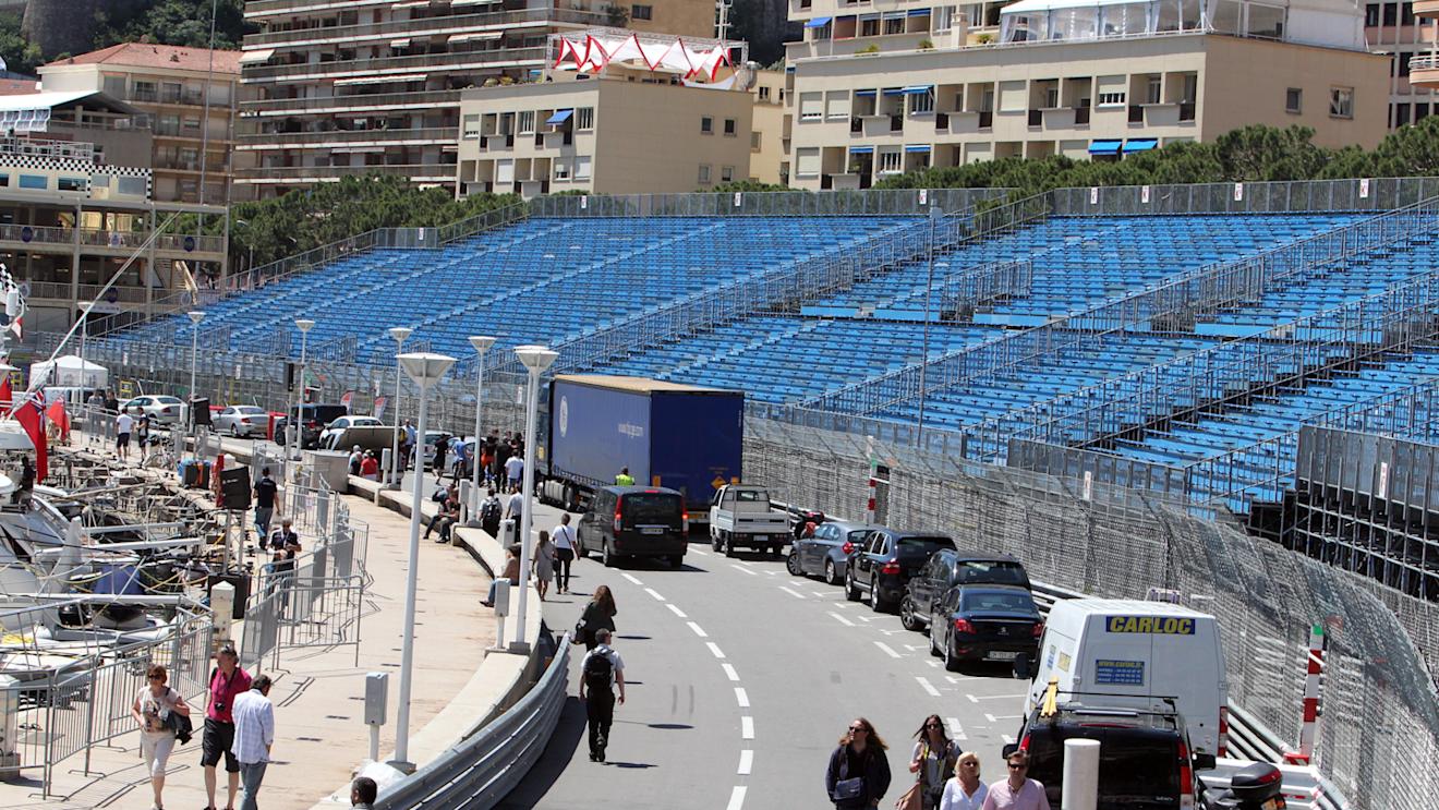 The circuit re-opens to traffic once racing is done for the day. The majority of barriers stay in place