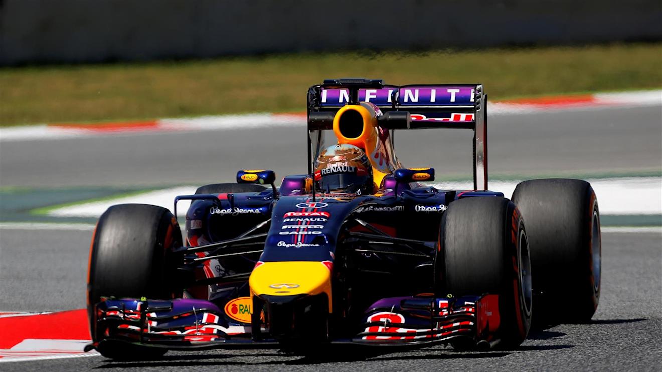 Sebastian Vettel (GER) Red Bull Racing RB10. Formula One Testing, Day Two, Barcelona, Spain, Wednesday, 14 May 2014