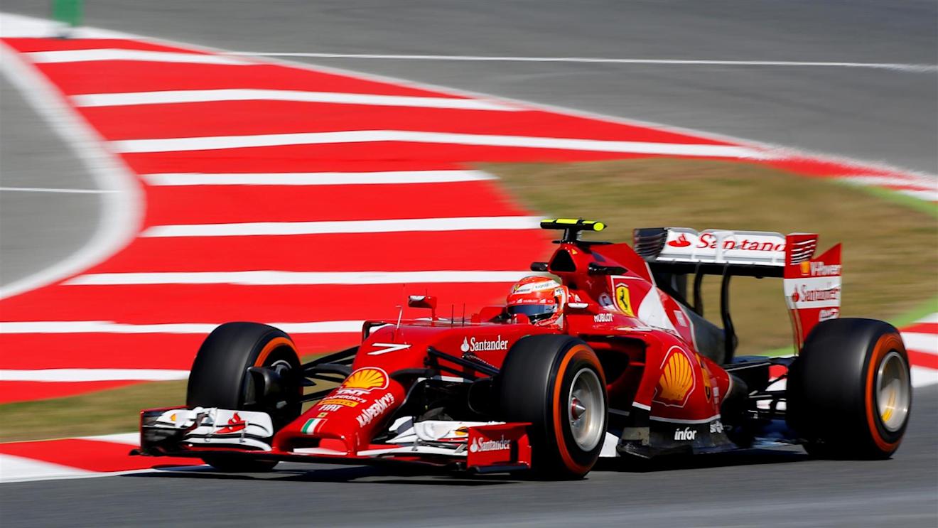 Kimi Raikkonen (FIN) Ferrari F14 T. Formula One World Championship, Rd5, Spanish Grand Prix, Practice, Barcelona, Spain, Friday, 9 May 2014