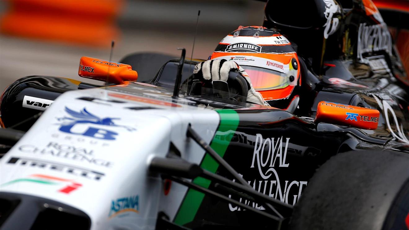 Nico Hulkenberg (GER) Force India VJM07. Formula One World Championship, Rd6, Monaco Grand Prix, Race, Monte-Carlo, Monaco, Sunday, 25 May 2014