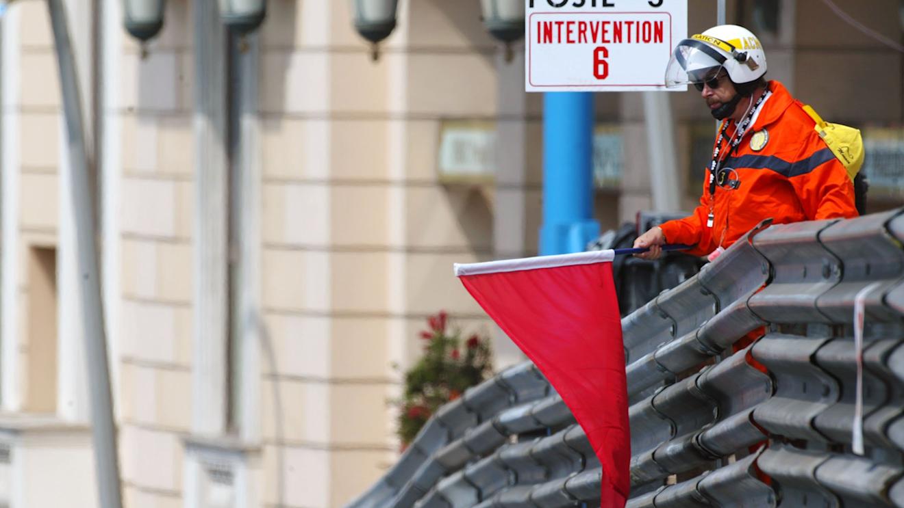 The length of the Monaco circuit is lined by armco barriers