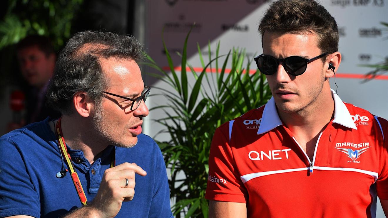 Jacques Villeneuve (CDN) and Jules Bianchi (FRA) Marussia F1 Team. Formula One World Championship, Rd7, Canadian Grand Prix, Practice, Montreal, Canada, Friday, 6 June 2014