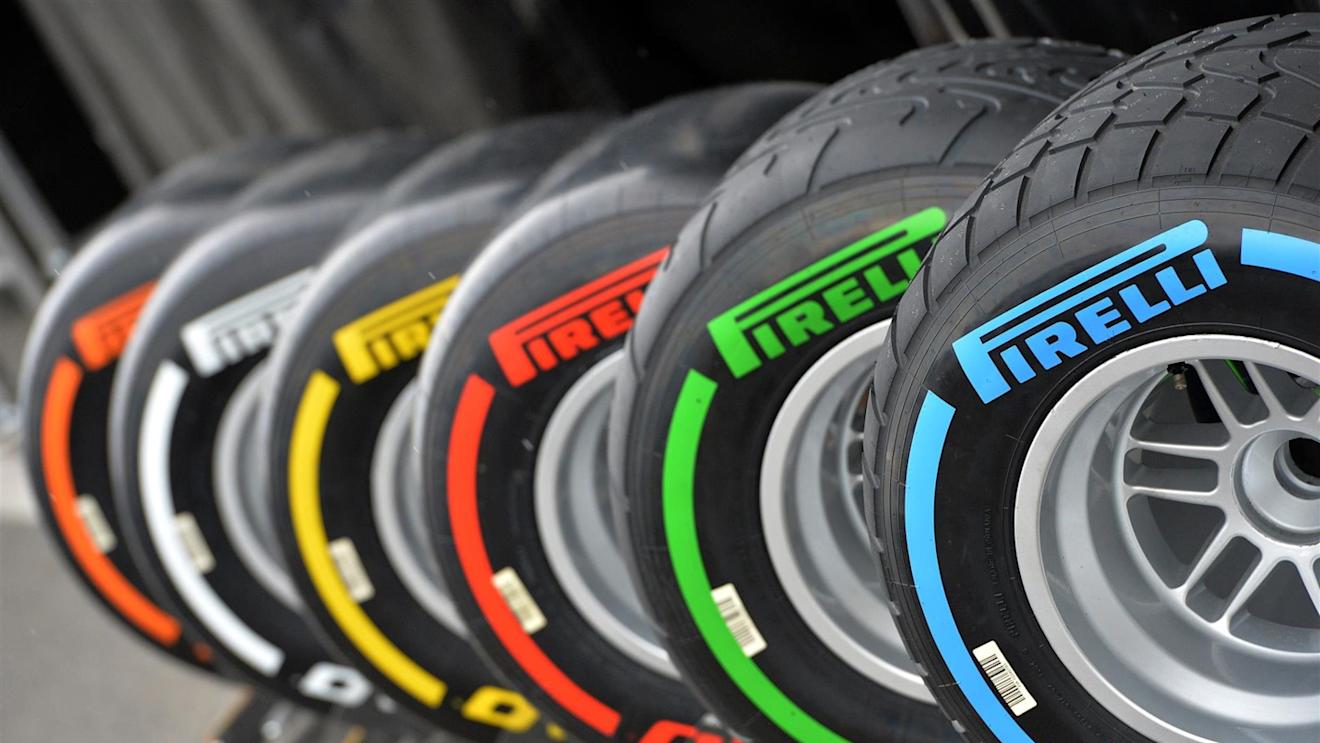 Pirelli tyres. Formula One World Championship, Rd8, Austrian Grand Prix, Practice, Spielberg, Austria, Friday, 20 June 2014